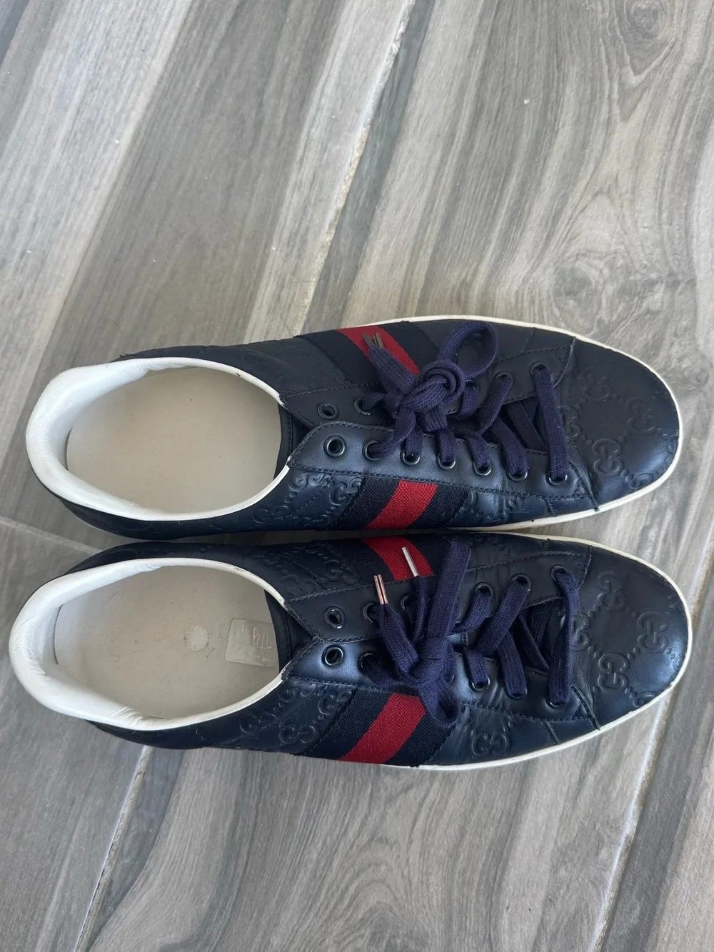 Gucci Men’s Navy Sneakers